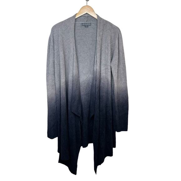 BAREFOOT-DREAMS BAMBOO COZYCHIC LITE Ombre Calypso Wrap LODEN-CARBON Size:L/XL - Picture 1 of 13
